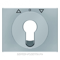 Berker Центральная панель для жалюзийного замочного выключателя/кнопки цвет: стальной, лак Berker K.