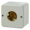 Berker Нажимная кнопка и световой сигнал Е10 цвет: белый, с блеском Наружный монтаж