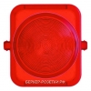 Berker Крышка для нажимных кнопок и светового сигнала Е10 поверхность: красная, прозрачная серия 193