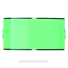 Berker Защитная пластина для накладки информационного светового сигнала цвет: зеленый Комплектующие