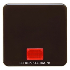 Berker Клавиша в комплекте с 5 линзами цвет: коричневый, с блеском Влагозащищенный скрытый монтаж IP