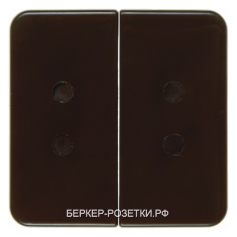 Berker Прикручивающиеся клавиши цвет: коричневый, с блеском Влагозащищенный скрытый монтаж IP44