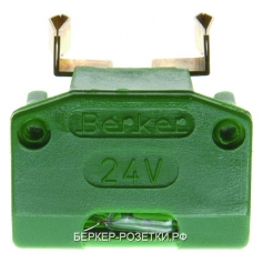 Berker Элемент подсветки для одноклавишных выключателей / кнопок цвет: зеленый ISO-Panzer IP44