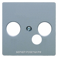 Berker Центральная плата для широкополюсной модемной коробки цвет: алюминий, матовый Система централ
