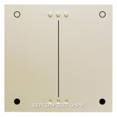 Светорегулятор нажимной 400Вт, цвет Белый, с блеском, Berker S.1/B.1/B.3