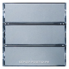 Berker Клавишный сенсор "Комфорт" с полем для надписей, 3-канальный  Berker B.1/B.3/B.7 Glas