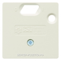 Berker Центральная панель 50 х 50 мм для УЗО цвет: белый, с блеском System 50 x 50 mm