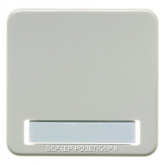 Berker Клавиша с полем для надписей цвет: белый, с блеском Влагозащищенный скрытый монтаж IP44
