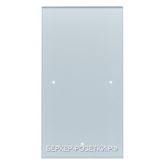 Berker Стеклянный сенсор 1-канальный Стекло, цвет: алюминий Berker TS Sensor