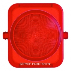 Berker Крышка для нажимных кнопок и светового сигнала Е10 поверхность: красная, прозрачная серия 193
