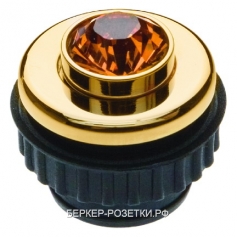 Berker Нажимная кнопка Topaz цвет: золотой Berker TS Crystal