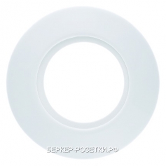 Berker Керамическая рамка, 1-местная цвет: полярная белезна, с блеском Serie 1930 Porzellan Фарфор. 