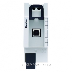 Berker USB-интерфейс данных REG цвет: светло-серый instabus KNX/EIB