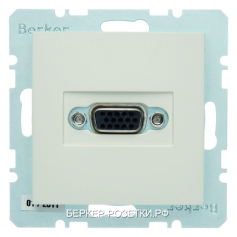 Berker BMO VGA  S1 цвет: белый