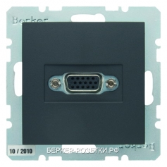 Berker BMO VGA-PCB B.x цвет: антрацитовый