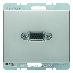 Berker BMO VGA-PCB AS цвет: лакированный алюминий