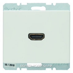 Berker BMO HDMI-CABLE AS цвет: полярная белезна